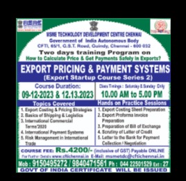 EXPORT PRICING AND PAYMENT SYSTEMS