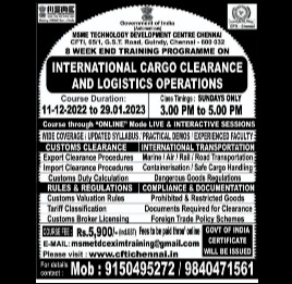 International Cargo Clearance and Logistics Operations